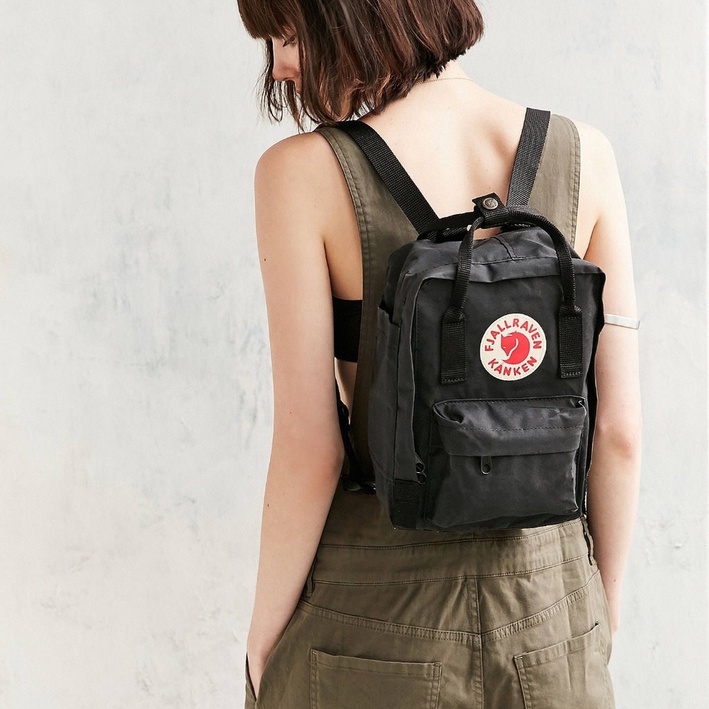 Fjallraven Kanken Mini Backpack Black